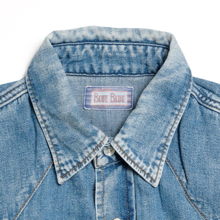 BLUE BLUE - Longhorn Wash Western Shirt - 1019106