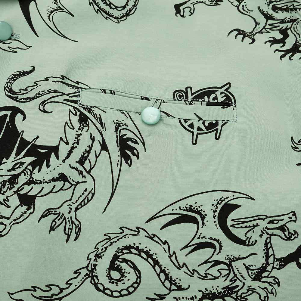 STAR OF HOLLYWOOD × VINCE RAY - HIGH DENSITY RAYON OPEN SHIRT - RETURN OF THE DRAGON - SH39309
