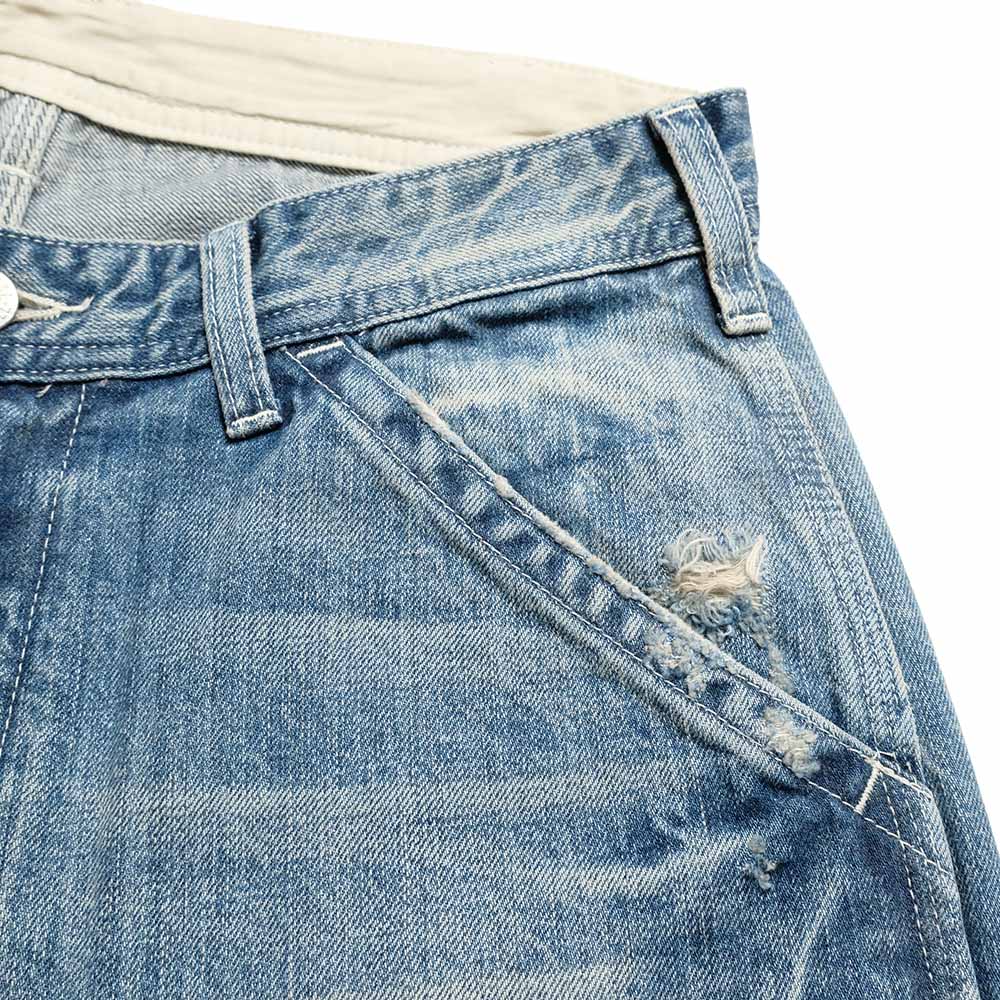 UNIVERSAL OVERALL - PAINTER PANTS - VINTAGE LIGHT WASH - HT2433601-B