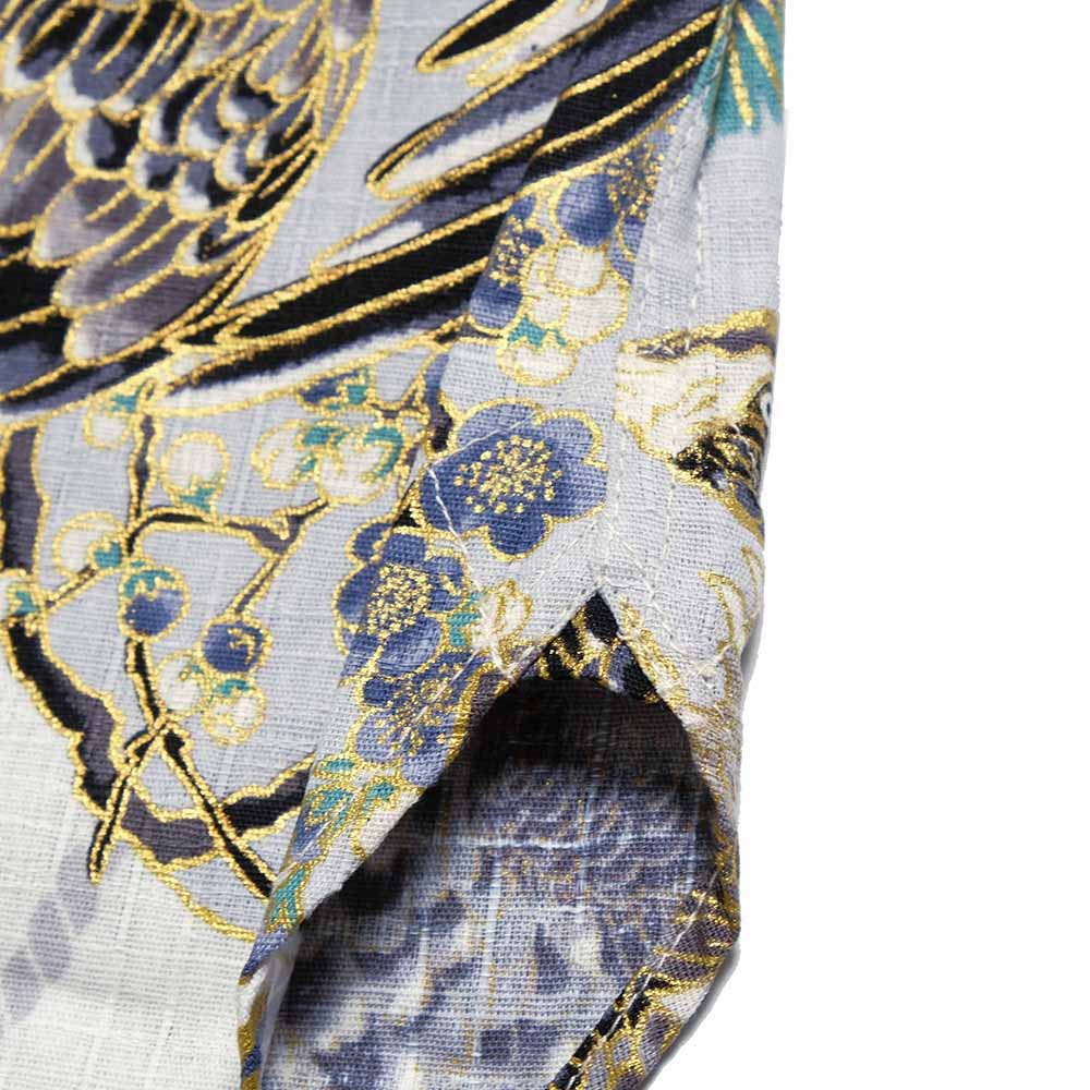 衣櫻 - サザンクロス素材 - 長袖レギュラーシャツ - 金彩鷹ノ丸 - SA1727
