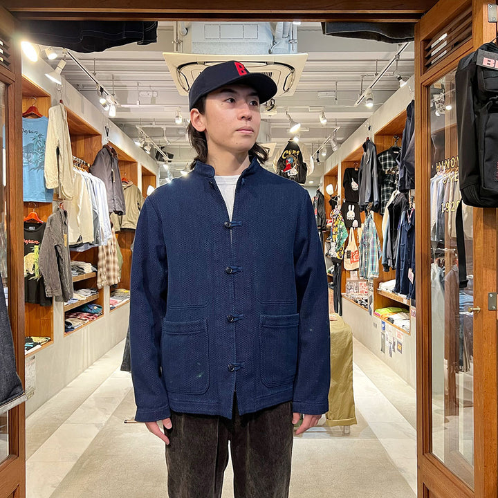 BLUE BLUE JAPAN - Honai Light Sashiko Oriental Jacket - 1007581