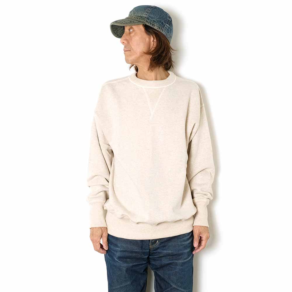 WAREHOUSE - Lot.401 SET-IN SLEEVE SWEATSHIRT - PLAIN - 401PL-25