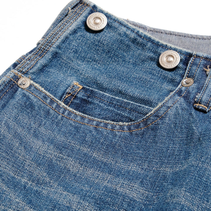 OLD JOE BRAND - BELTLESS WAIST JEAN TROUSER 990 - SCAR FACE & PAINT - 252OJ-PT14