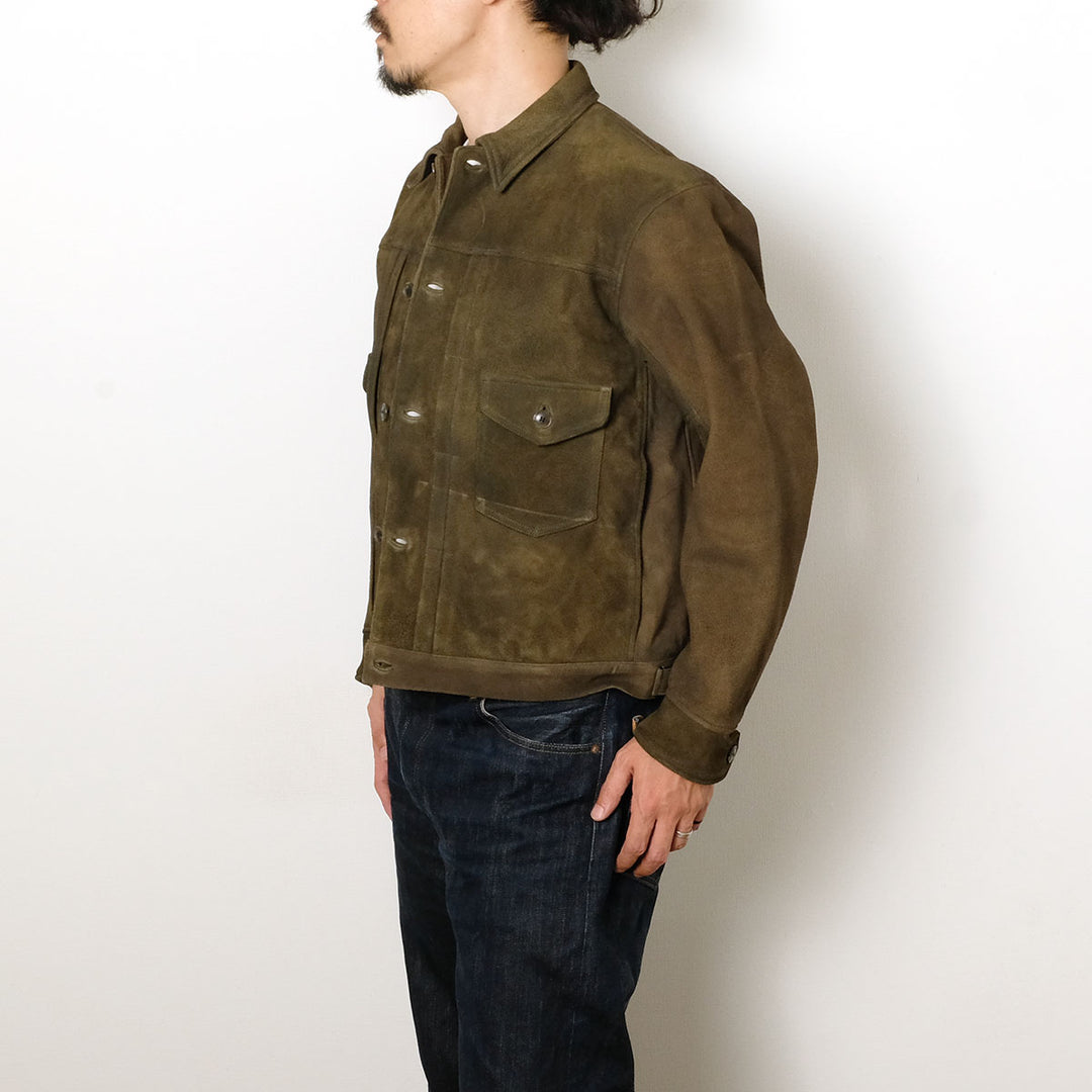 OLD JOE - PATINA DEER-SKIN JEAN JACKET (SUEDE) - 261OJ-JK23