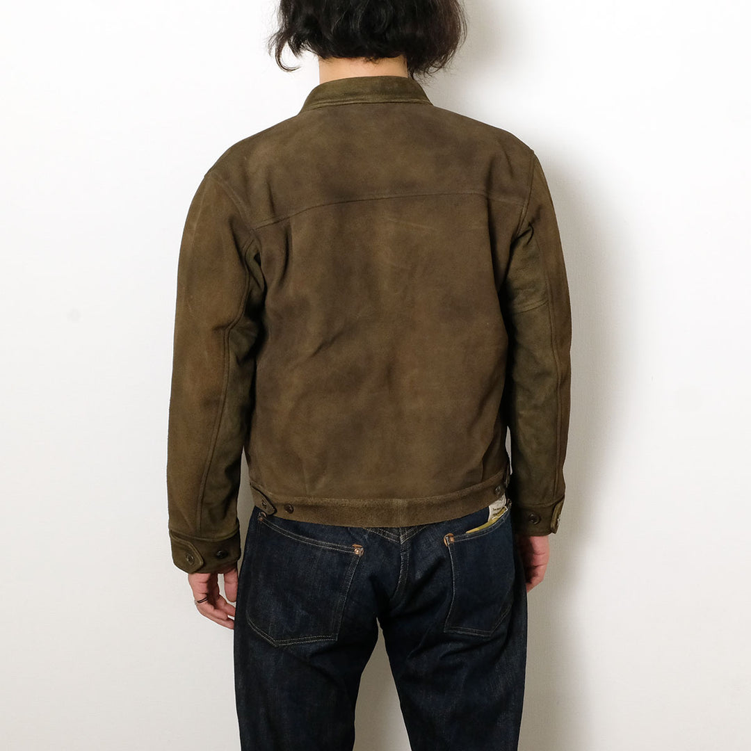 OLD JOE - PATINA DEER-SKIN JEAN JACKET (SUEDE) - 261OJ-JK23