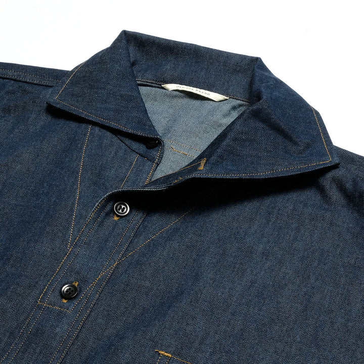 OLD JOE BRAND - CAMP COLLAR MARINE SHIRTS - Long-Sleeve - Indigo - 261OJ-SH05