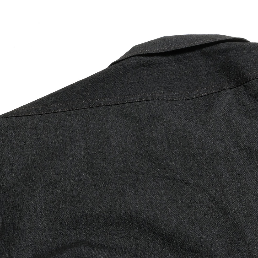 OLD JOE BRAND - CAMP COLLAR MARINE SHIRTS - Long-Sleeve - Black - 261OJ-SH05
