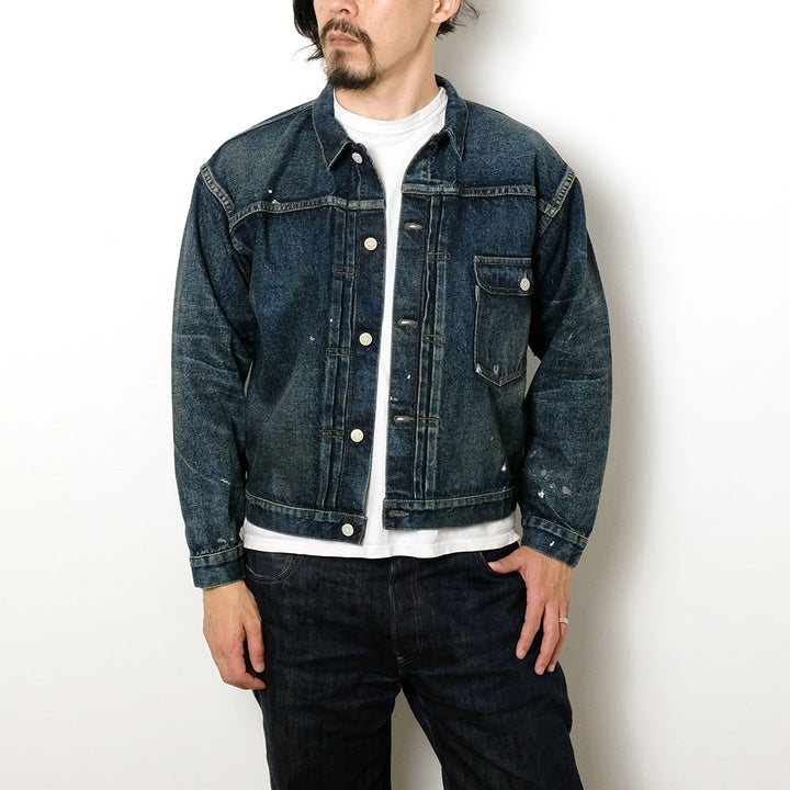 New Manual - #001 T-BACK DENIM JACKET - USED WASHED - 26SSJK-YY01-IDG
