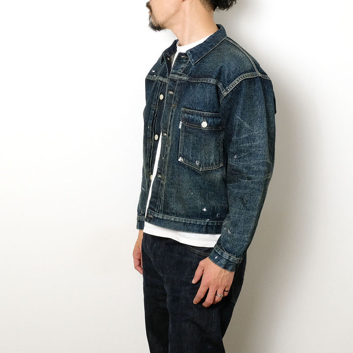 New Manual - #001 T-BACK DENIM JACKET - USED WASHED - 26SSJK-YY01-IDG