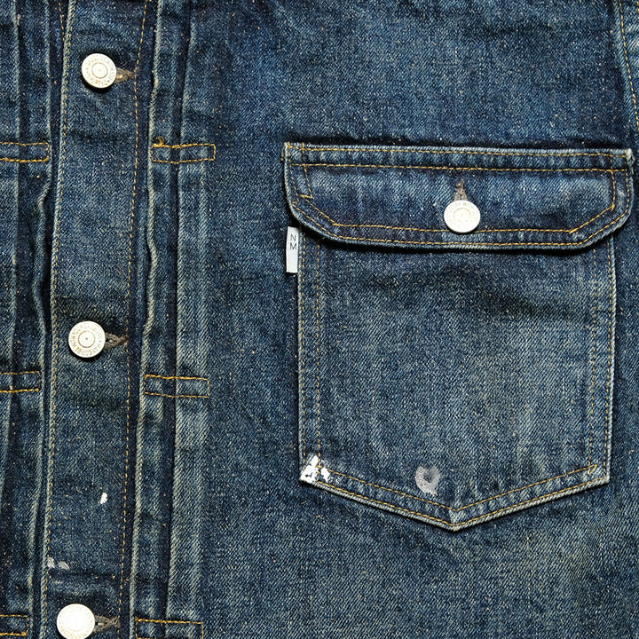 New Manual - #001 T-BACK DENIM JACKET - USED WASHED - 26SSJK-YY01-IDG