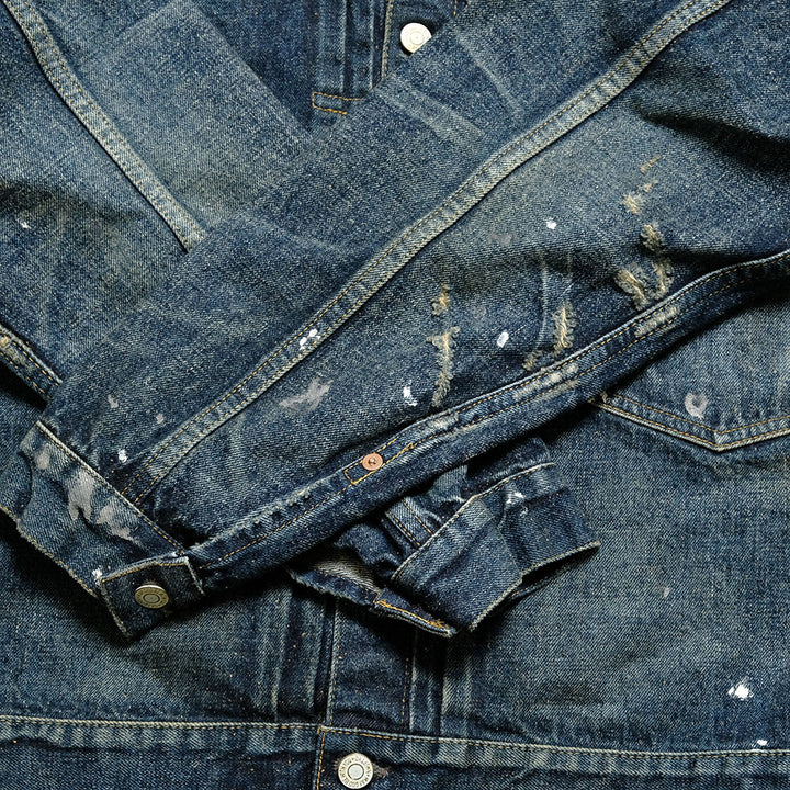 New Manual - #001 T-BACK DENIM JACKET - USED WASHED - 26SSJK-YY01-IDG