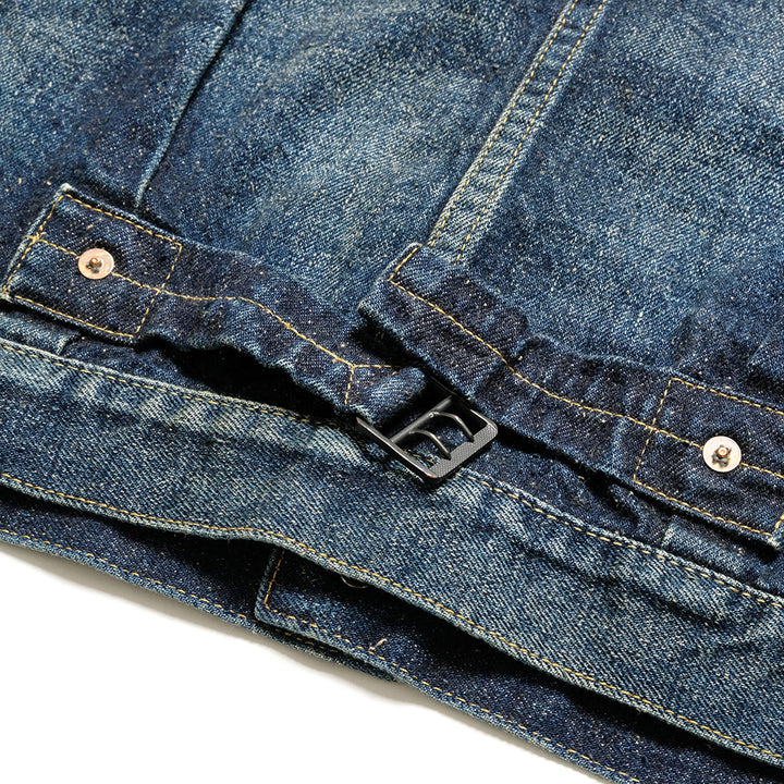 New Manual - #001 T-BACK DENIM JACKET - USED WASHED - 26SSJK-YY01-IDG