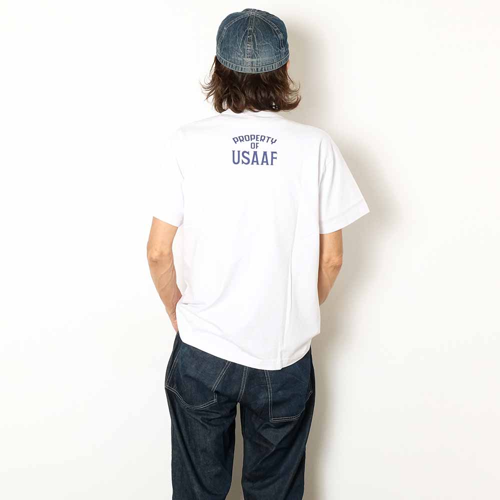 BUZZ RICKSON'S - S/S T-SHIRT - SANTA ANA A.A.BASE - BR79774