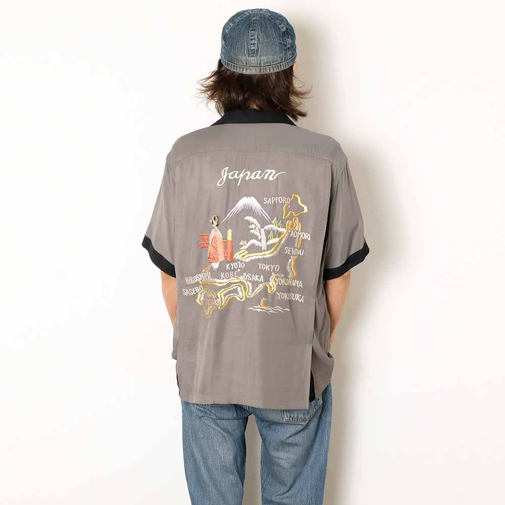 TAILOR TOYO - SUKA SHIRT - JAPAN MAP - TT39699