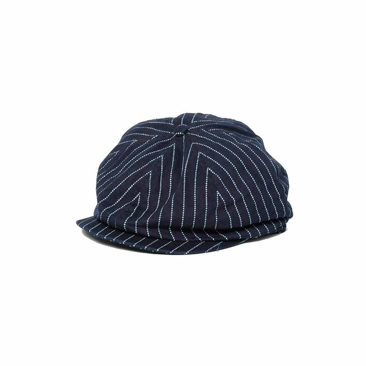 Sugar Cane - Wabash Stripe Applejack Cap - SC02070