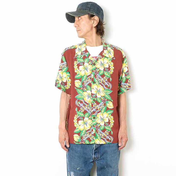 SUN SURF - S/S RAYON HAWAIIAN SHIRT - BLESSING GIFT FROM HAWAII - SS39212