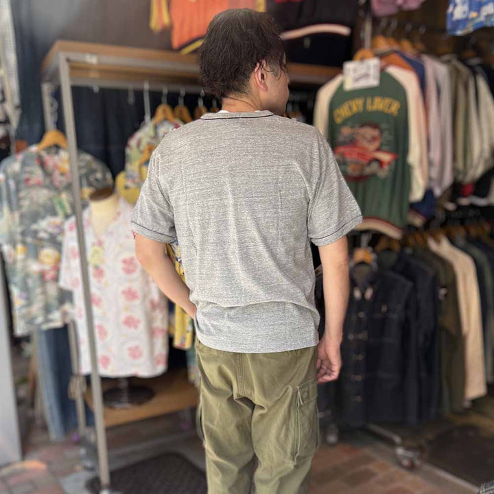 WHITESVILLE - S/S HENLEY T-SHIRT - BROOKLYN 19 - WV79687