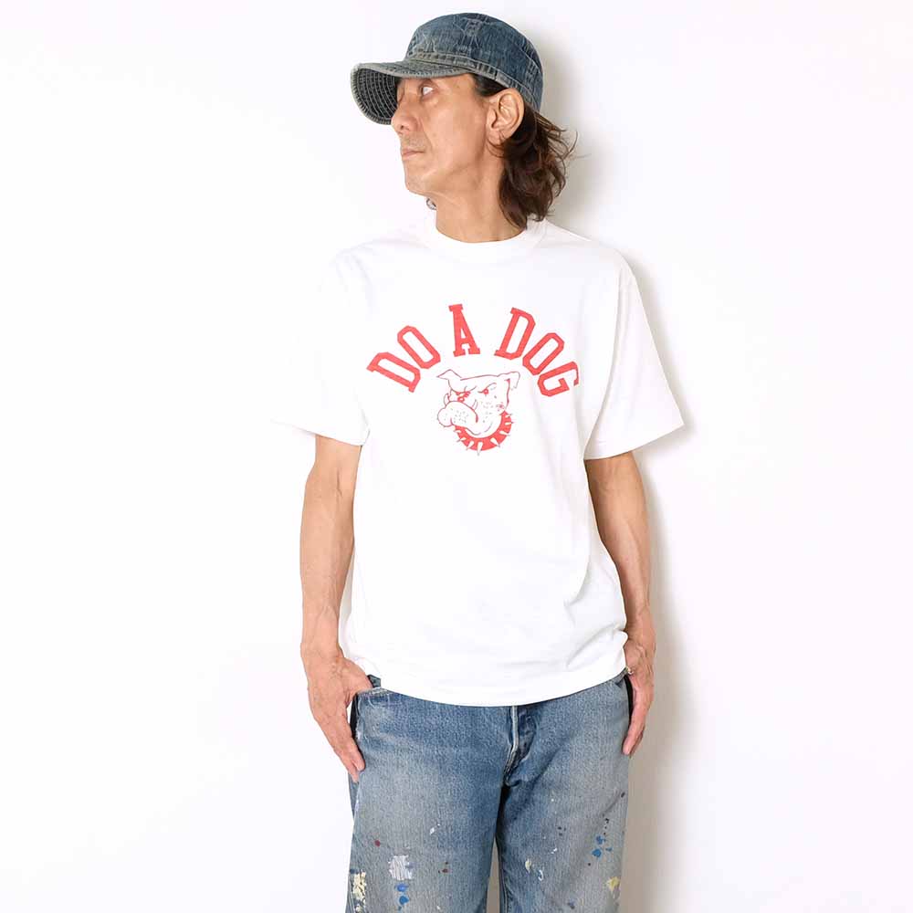 WAREHOUSE - Lot 4601 - S/S T-SHIRT - DO A DOG - 4601DO-26