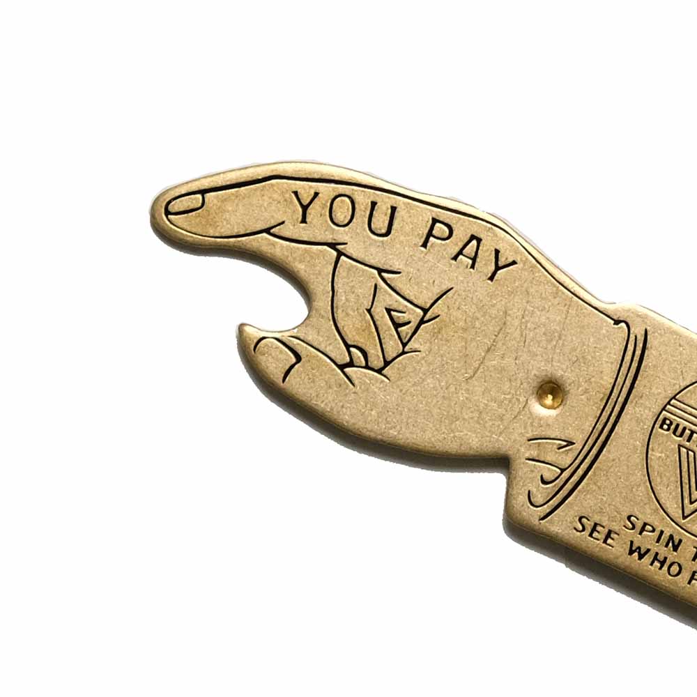 Button Works - BW You Pay Spinner - BW-0184