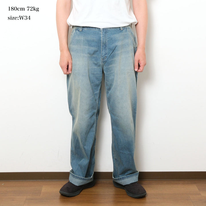 BURGUS PLUS - Work Painter Pants - 11oz. Denim - Light Used - 560-10-LU