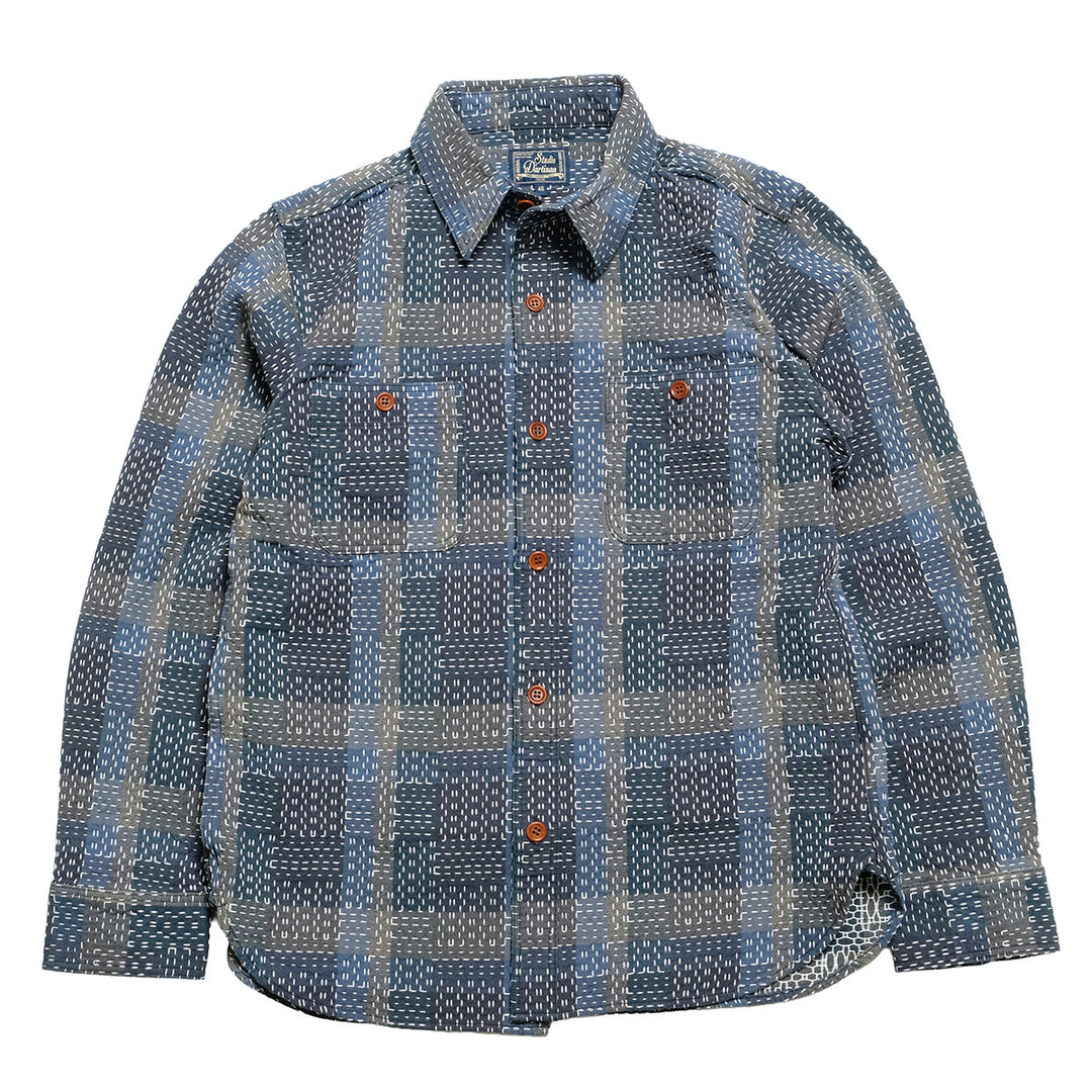 STUDIO D’ARTISAN - NORAGI SASHIKO SHIRT - 5651
