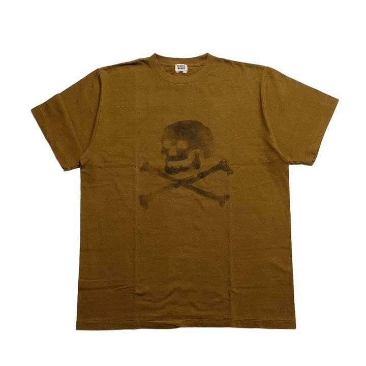DUBBLEWORKS - Lot.33005 S/S T-SHIRT - SKULL AND BONE - 33005SKA-26