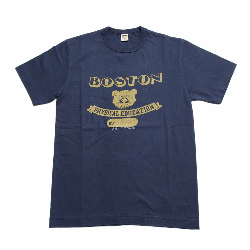 BARNS - TSURIAMI CREW NECK - S/S T-SHIRT - BOSTON - BR-26330