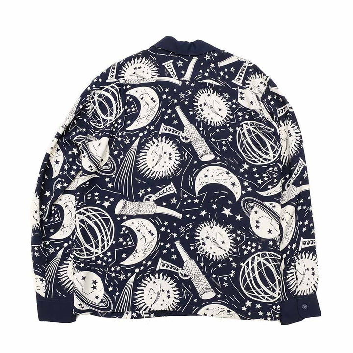 SUN SURF - HINOYA EXCLUSIVE - L/S RAYON HAWAIIAN SHIRT - COSMO GRAPHIC - SS29051HY