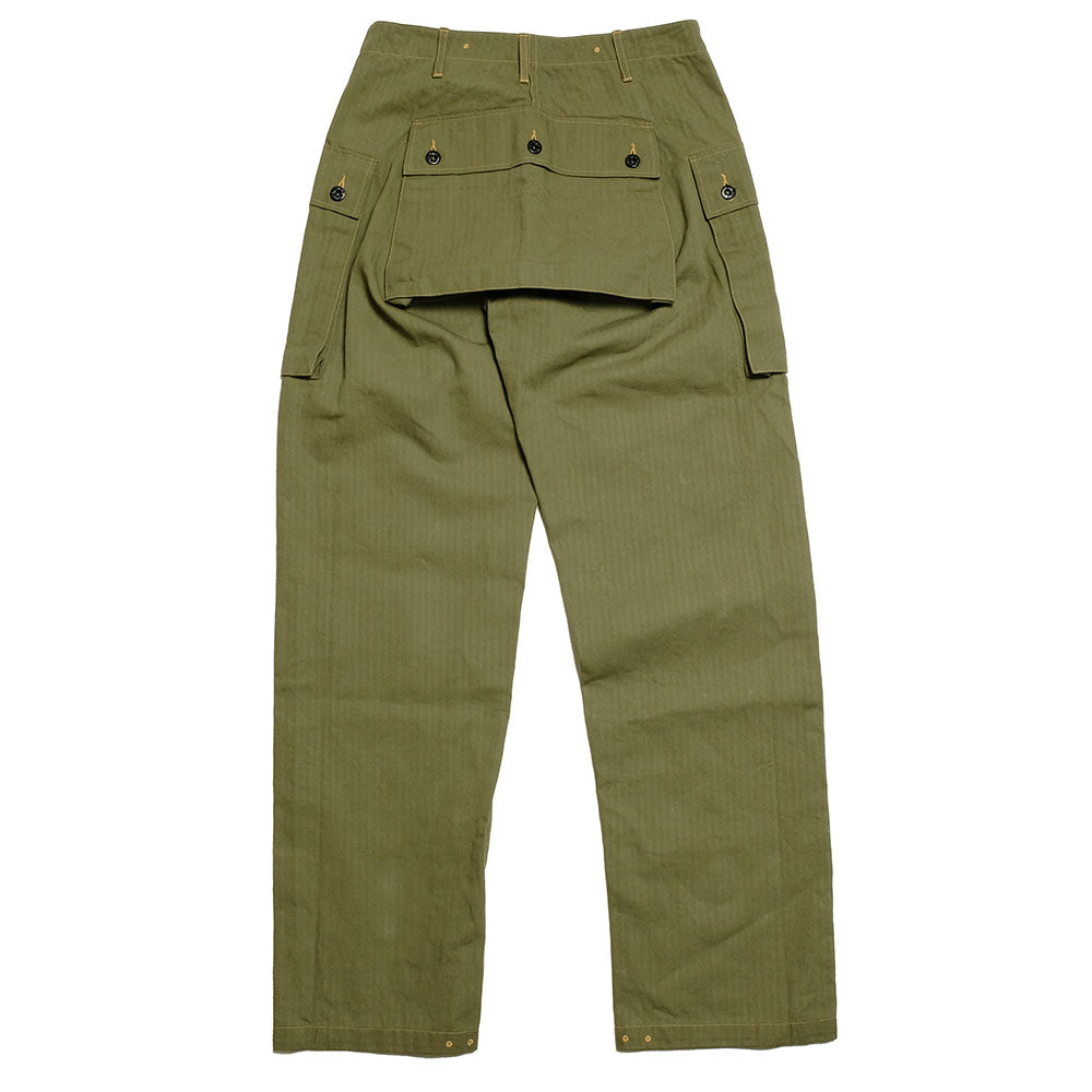 BUZZ RICKSON'S - U.S. MARINE CORPS M-1944 - HERRINGBONE PANTS - SHORT LENGTH - BR42501