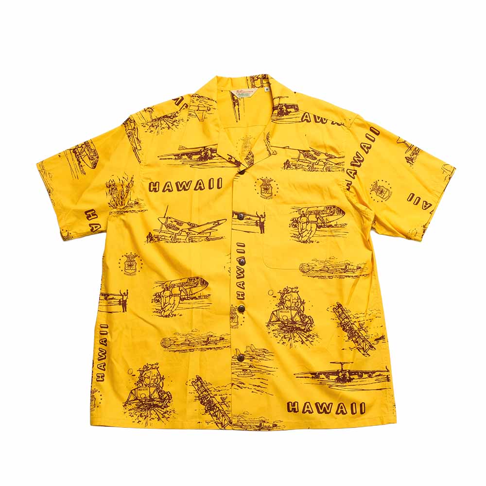 SUN SURF - COTTON BROAD HAWAIIAN SHIRT - ISLAND AVIATION - SS39698