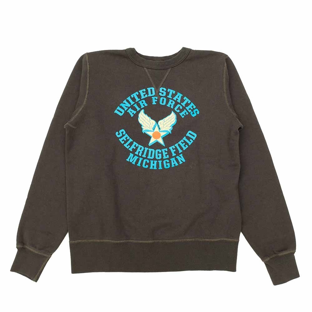 BUZZ RICKSON'S - SET-IN CREW SWEAT - U.S.A.F. SELFRIDGE FIELD - BR69630