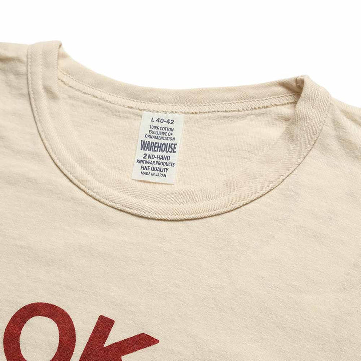WAREHOUSE - 2ND HAND SERIES - Lot.4064 - S/S T-SHIRTS - BOOKSIN - 4064BOO-26