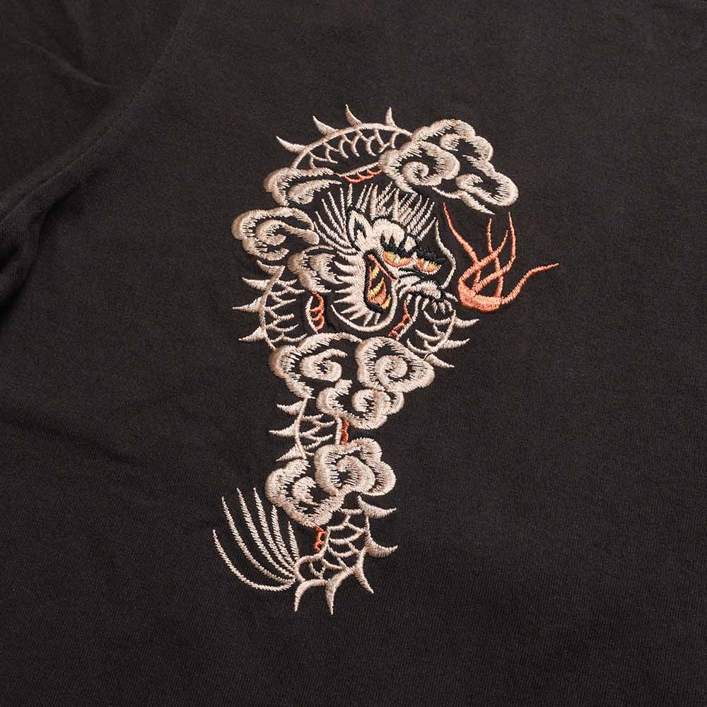 TAILOR TOYO - L/S SUKA T-SHIRT - EMBROIDERED - DRAGON - TT69819
