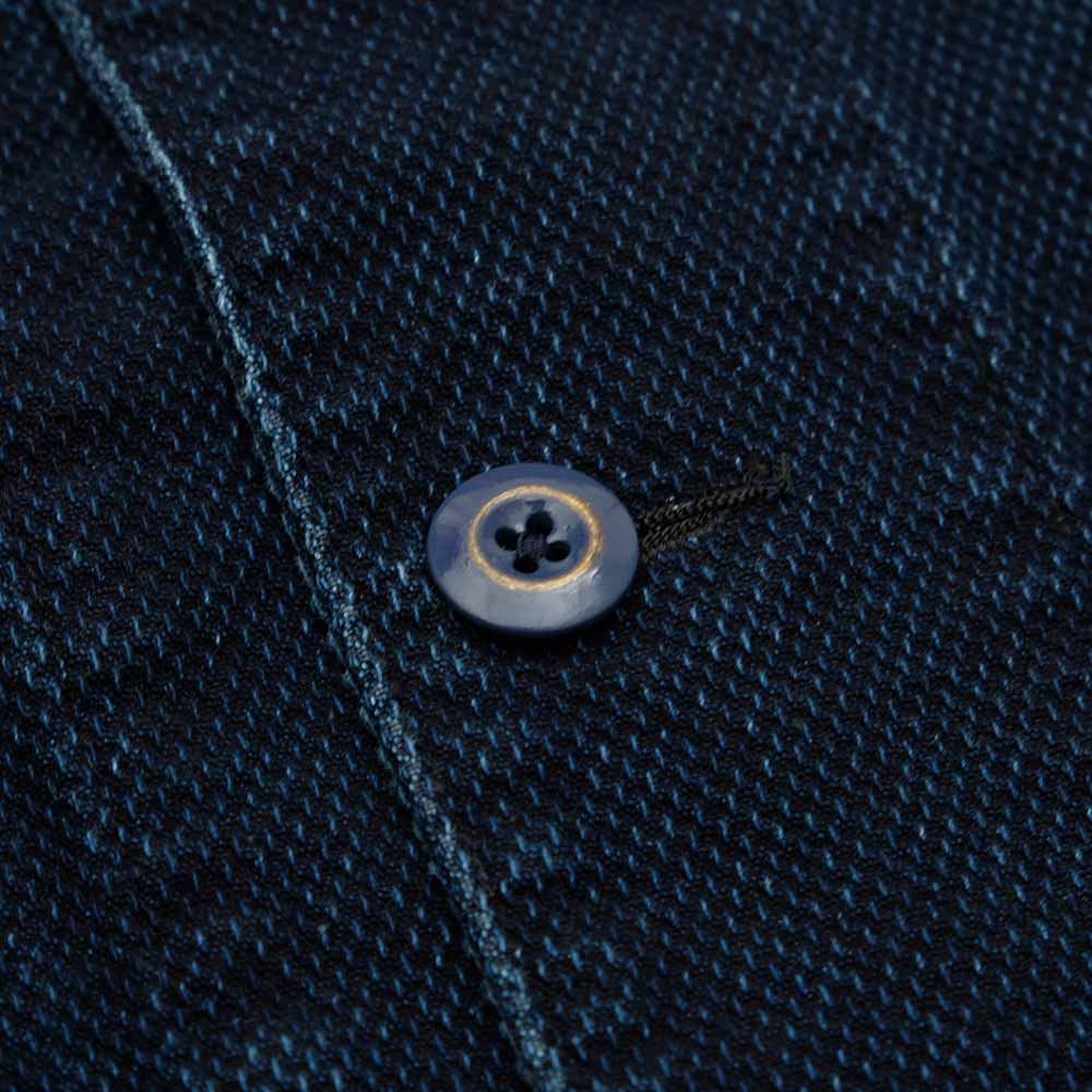 Soundman - Working Waist Coat - Marcy - Indigo Dyed SASHIKO - 3760-655C