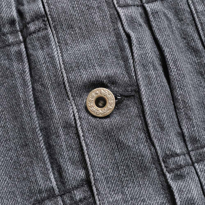 REMI RELIEF - 12oz DENIM WW2 MODEL JKT - USED BLACK - RN31393070