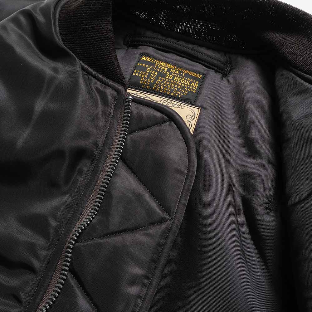 BUZZ RICKSON'S - WILLIAM GIBSON COLLECTION - Type BLACK MA-1 SLENDER MODEL - BR16027