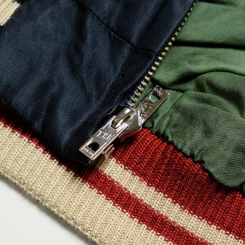 TAILOR TOYO - Acetate Souvenir Jacket AGING MODEL - TIGER HEAD x CHEVY LOVER - TT15878-119