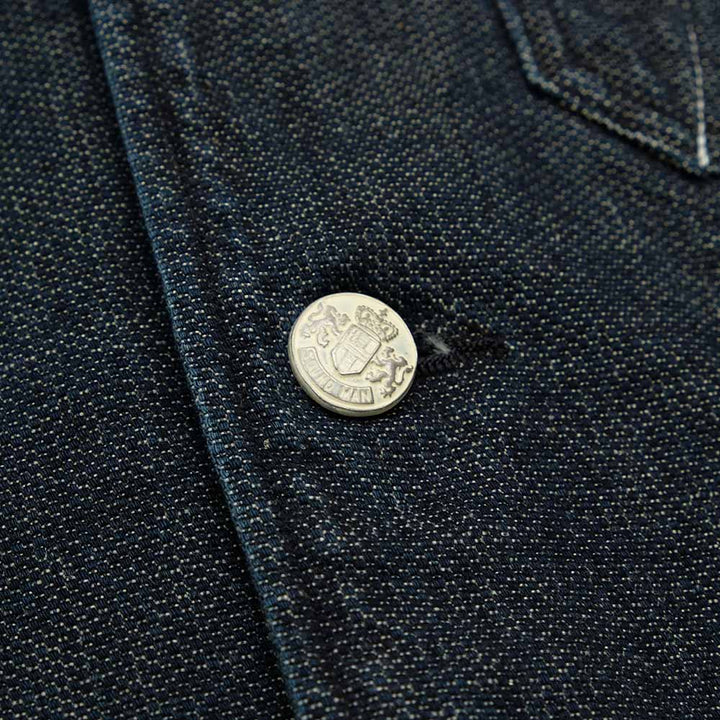Soundman - Coverall Jacket - Birmingham - Cotton / Linen Honey Cord Denim - M374-507Z