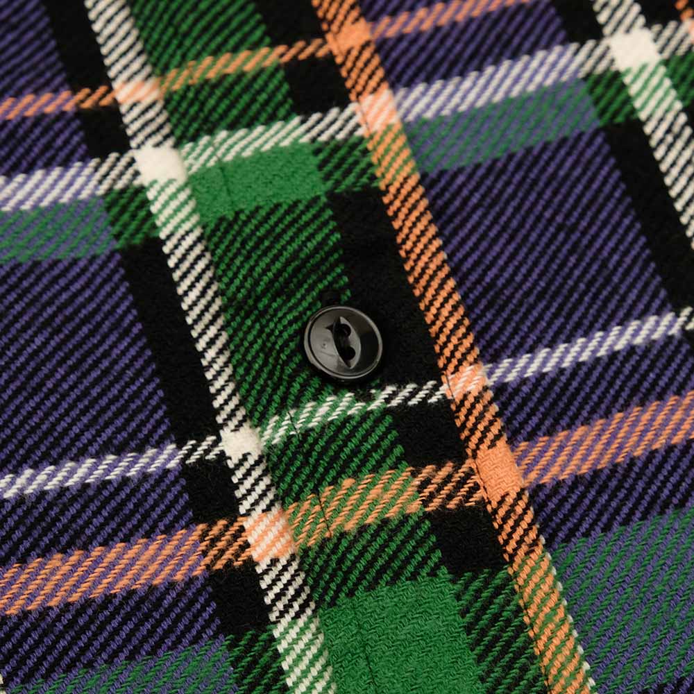 SUGAR CANE - TWILL CHECK WORK SHIRT - SC29566