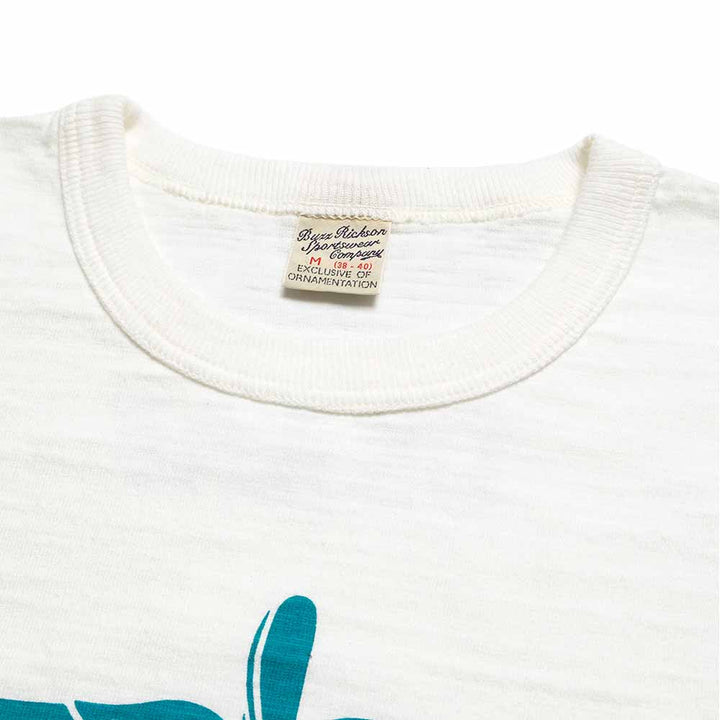BUZZ RICKSON'S - SLUB YARN T-SHIRT - USAAF HARDING FIELD - BR79726