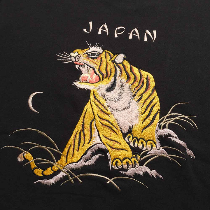 TAILOR TOYO - SUKA CREW SWEATSHIRT EMBROIDERED - TIGER - TT69814