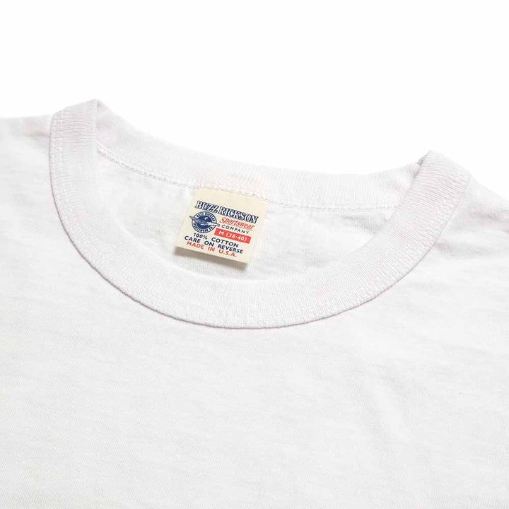 BUZZ RICKSON'S - S/S T-SHIRT - AIR BASE STENCIL - BR79779