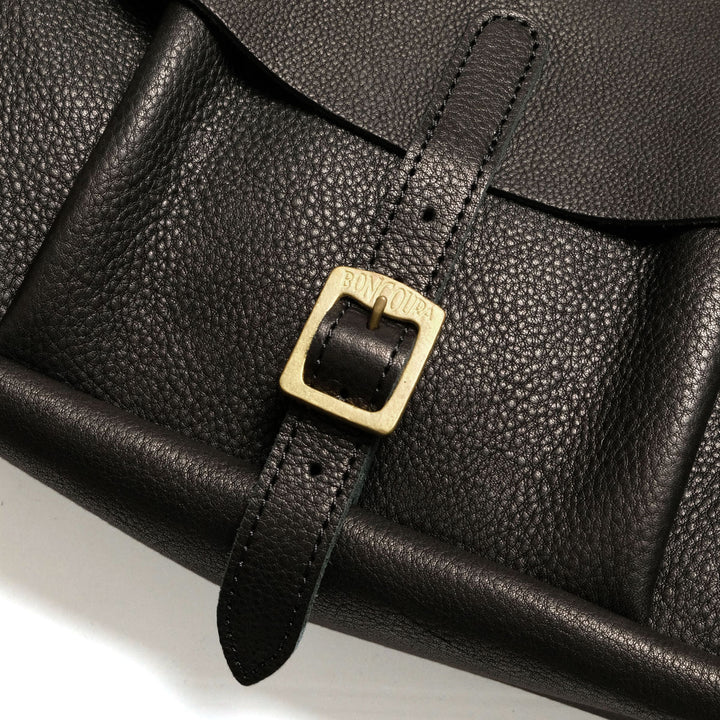 BONCOURA - Mail Bag Leather - Black - BO-MAIL-26