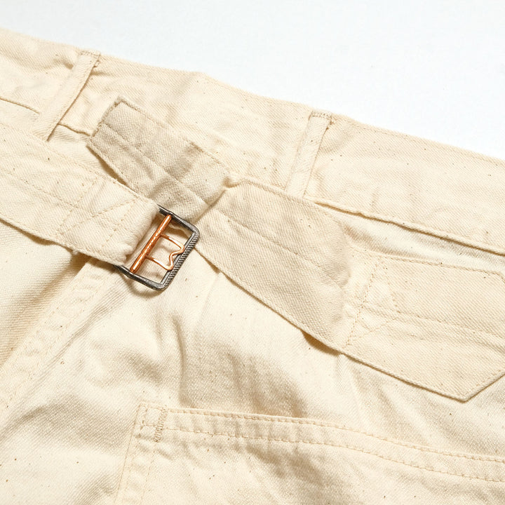 BUZZ RICKSON'S - TROUSERS, WORKING, WHITE TWILL - BR42635