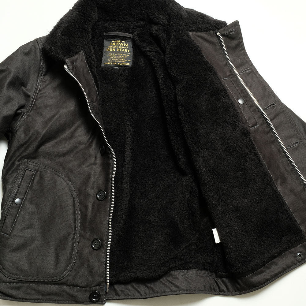 IRON HEART - WHIPCORD N-1 TYPE DECK JACKET - IHM-35