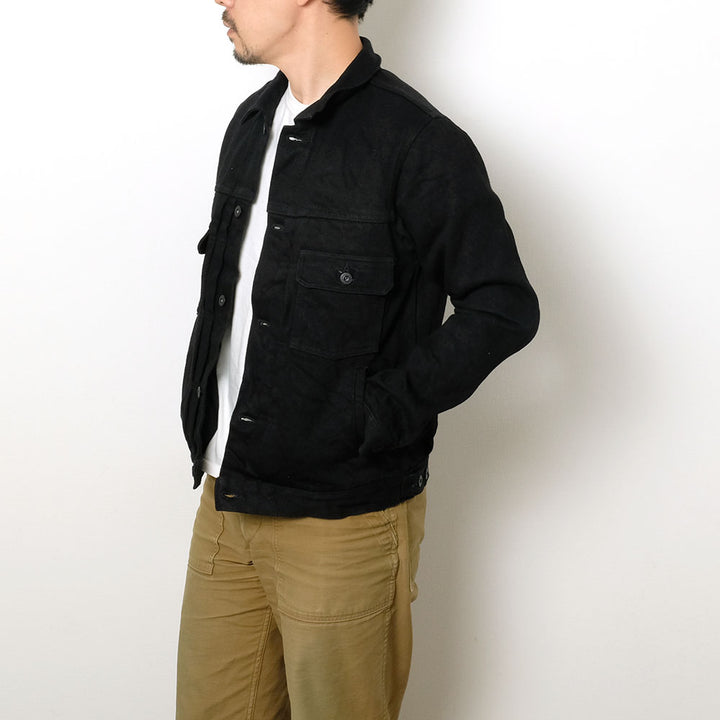 ONI DENIM - 20oz ONI Secret Black Denim 2nd Type Denim Jacket - ONI-02516PZR