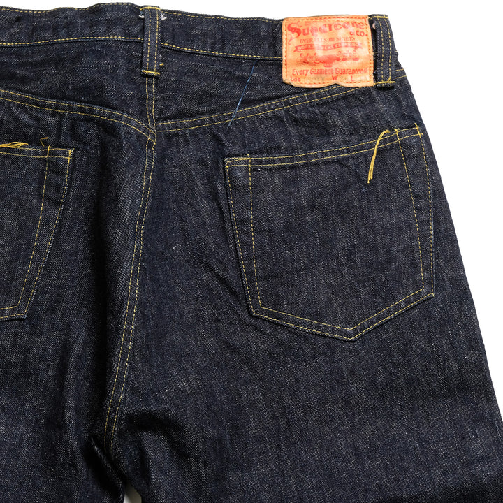 SUGAR CANE - Super - Denim - Collectibles #50 13.5oz. DENIM WAIST OVERALLS - 1940’s SPECIAL - Made in USA - SC49050