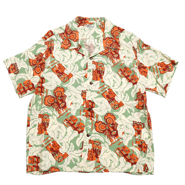 SUN SURF - S/S RAYON HAWAIIAN SHIRT - FUN ISLAND - SS39628