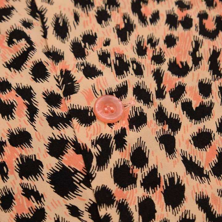 STAR OF HOLLYWOOD - HIGH DENSITY RAYON OPEN SHIRT - LEOPARD - SH39080