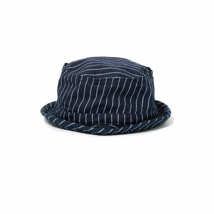 SUGAR CANE<br>WABASH STRIPE PORKPIE HAT<br>SC02467